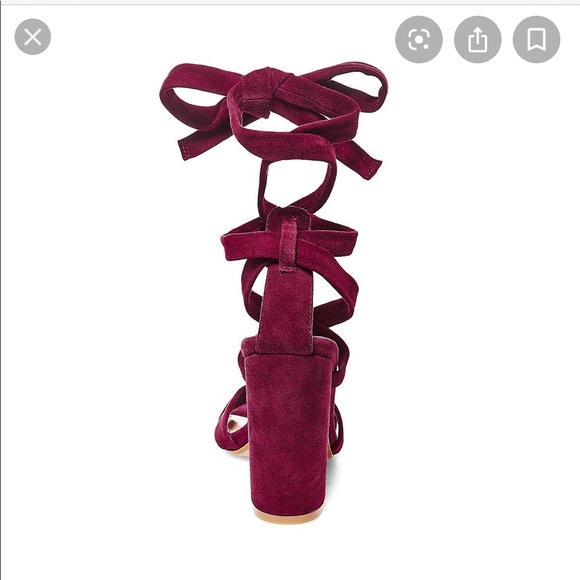 Steve Madden Christey Burgundy Heel - Picture 2 of 7